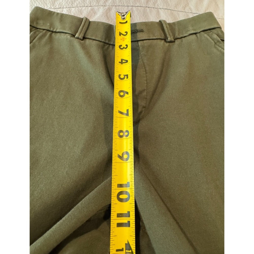 SPANX Straight Leg Twill Pant Women's Small Petite Green - Picture 10 of 10